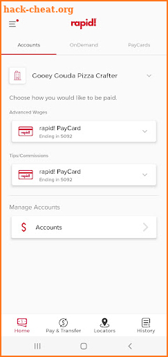 rapid! Pay screenshot