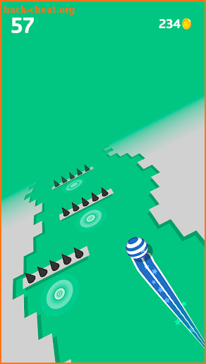 Rapid Roller - Minimalistic color road screenshot