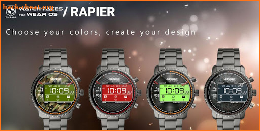 Rapier Watch Face & Clock Widget screenshot