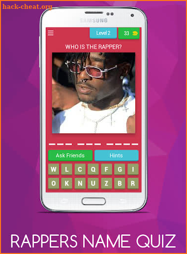 RAPPERS NAME QUIZ screenshot