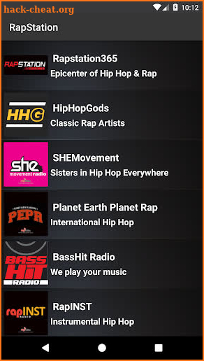 RAPSTATION NETWORK. screenshot