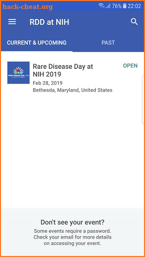 Rare Disease Day at NIH screenshot