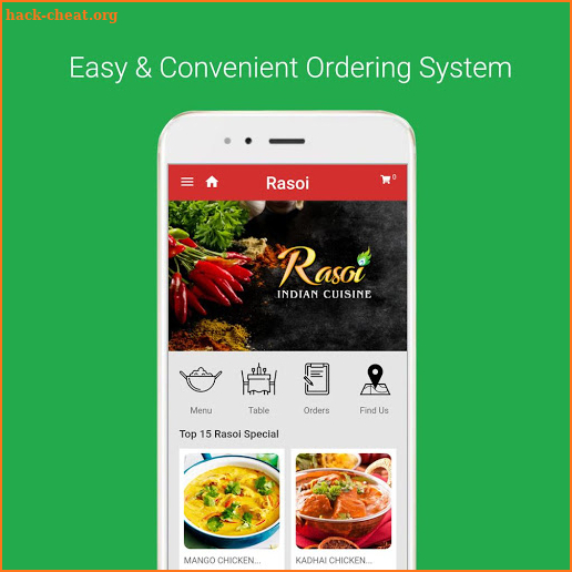 Rasoi Indian Cuisine screenshot