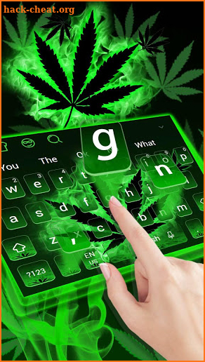 Rasta Weed Keyboard screenshot