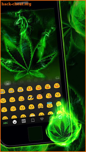 Rasta Weed Keyboard Theme screenshot