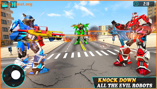 Rat Robot Hero Transform Car Robot Shooting Games screenshot