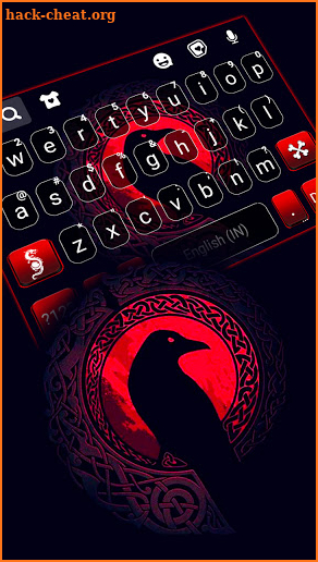 Raven Moon Night Keyboard Background screenshot