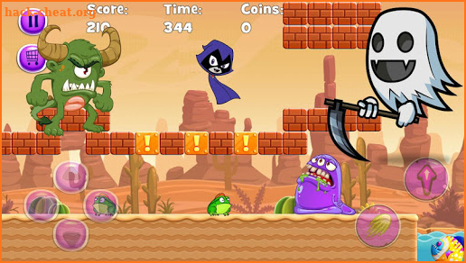 Raven titans go jungle Adventure run Jump & Run screenshot