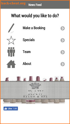 RAW Salon Spa screenshot