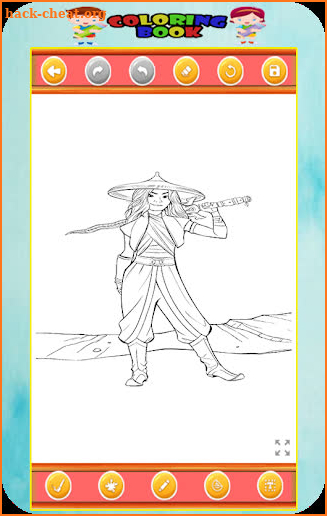 Raya and The Last Dragon Coloring Book 2021 screenshot