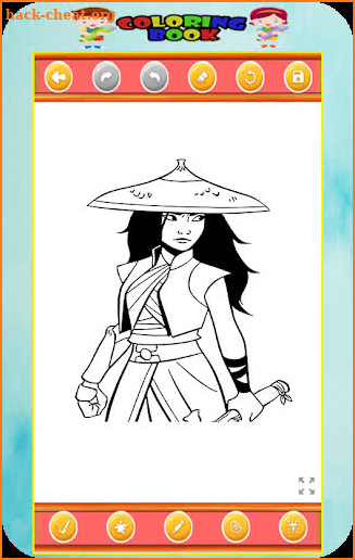 Raya and The Last Dragon Coloring Book 2021 screenshot