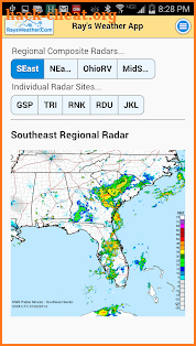 RaysWeather.Com Mobile App screenshot