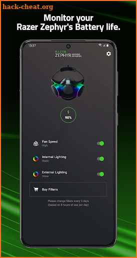 Razer Zephyr screenshot