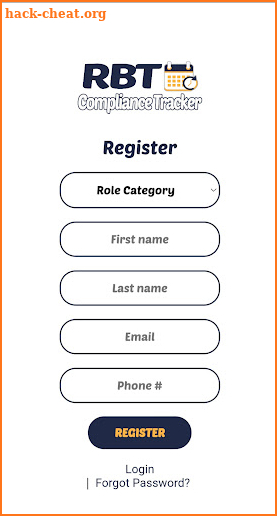 RBT Compliance for Supervisor screenshot