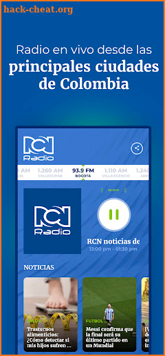 RCN Radio Oficial screenshot