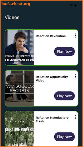 ReAction® beyond CBD screenshot