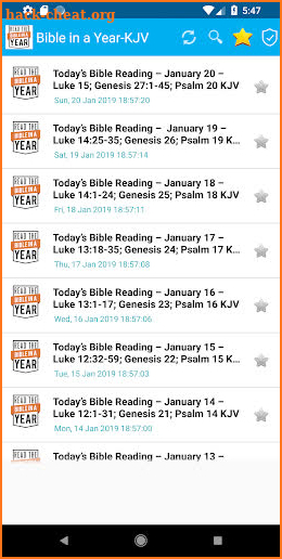 Read Bible in a Year - King James Version ( KJV) screenshot