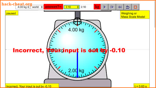 Read Weighing Scale Simulator screenshot