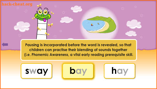 Reading Race 1d: ar, ai words screenshot