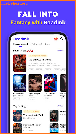 Readink screenshot