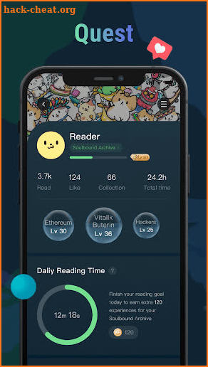 ReadON DAO screenshot