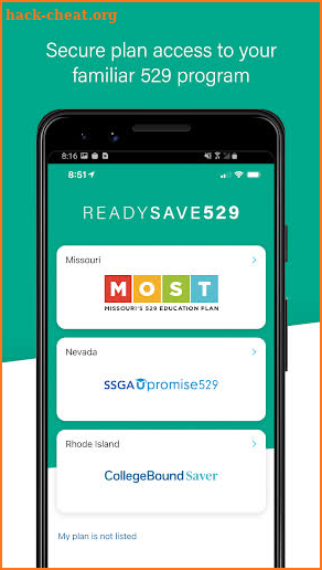 READYSAVE 529 screenshot