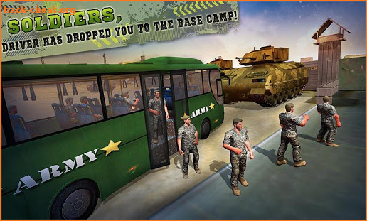 Real Army Bus Simulator 2019: Transporter Games screenshot