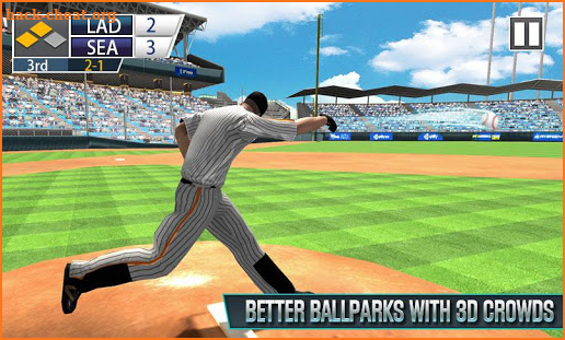 Real Baseball Battle 3D - baseball games for free screenshot