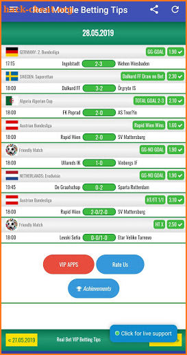 Real Bet VIP Betting Tips screenshot