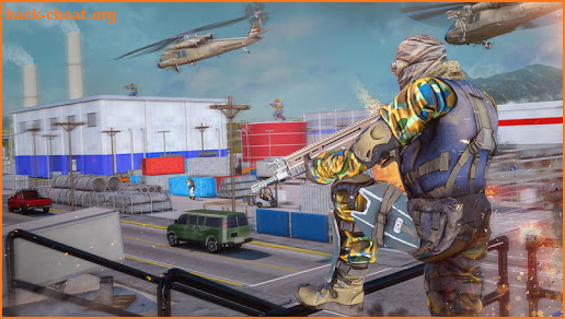 Real Commando Combat Shooter : Action Games Free screenshot