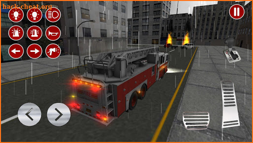 Real Fire Truck Driving Simulator: Fire Fighting screenshot