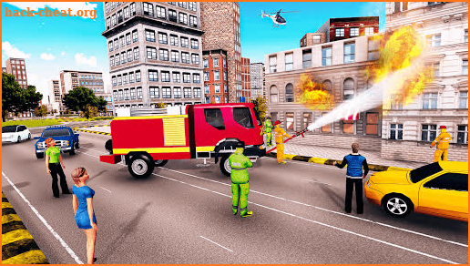 Real Fire Truck Engine Simulator: Fire Truck Games screenshot