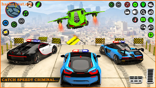 Real Flying Car Robot Shooting screenshot