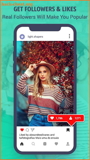 Real Followers and Like for instagram : alltags-m screenshot
