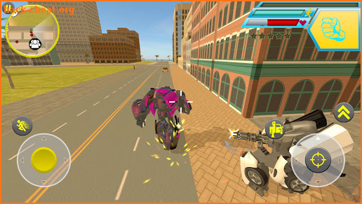 Real Futuristic Robot Car Transform: Robot Games screenshot