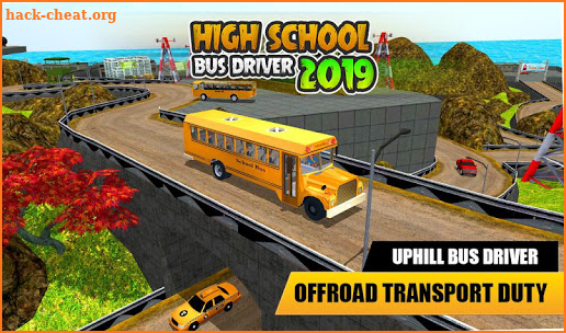 Real High School Bus Driver: Offroad Bus Driving screenshot