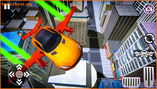 Real Light Flying Car Racing Simulator Games 2020 screenshot