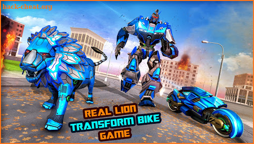 Real Lion Transform Robot Shooting Game screenshot