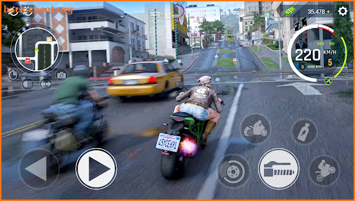 Real Moto Driving Racing World screenshot