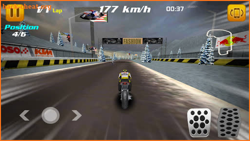 Real Moto racing circuit 3D screenshot