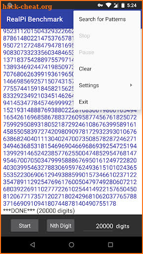 Real Pi Benchmark screenshot