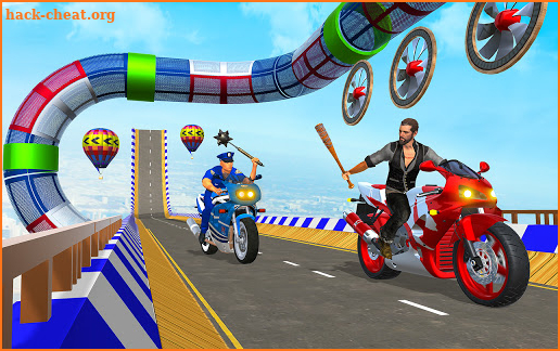 Real Police Ramp Games: Bike Stunt Car Stunt Games screenshot