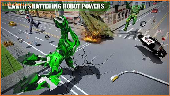 Real Robot Crocodile - Robot Transformation Game screenshot