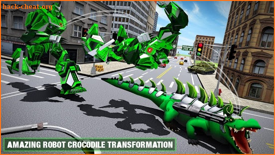 Real Robot Crocodile - Robot Transformation Game screenshot