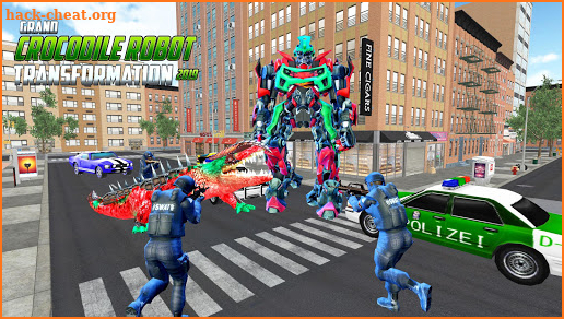 Real Robot Crocodile Transformation Fight screenshot