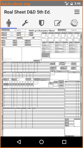 Real Sheet: D&D 5th + Dices screenshot