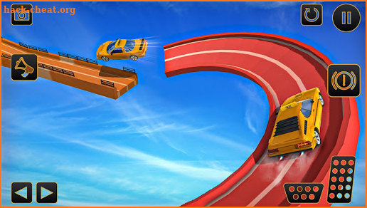 Real Taxi Car Stunts 3D: Impossible Ramp Car Stunt screenshot