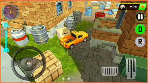 Real taxi driving game : Classic car parking arena screenshot