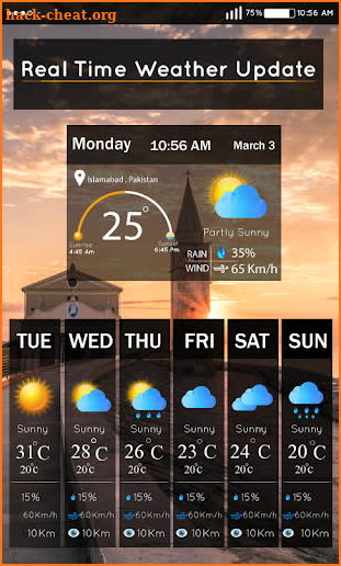 Real Time Weather Alerts & Weather Forecast screenshot