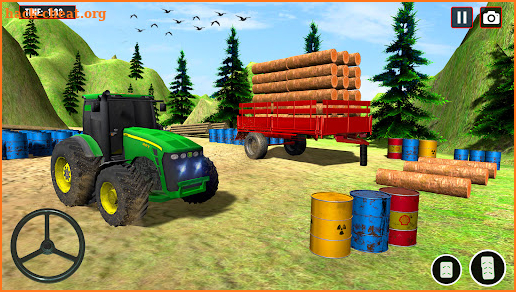 Real Tractor Driving Game Farming Simulator 2021 screenshot